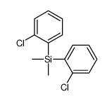 bis(2-chlorophenyl)-dimethylsilane结构式