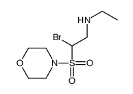 2-bromo-N-ethyl-2-morpholin-4-ylsulfonylethanamine结构式