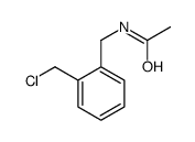 N-[[2-(chloromethyl)phenyl]methyl]acetamide Structure