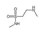 N-methyl-2-(methylamino)ethanesulfonamide结构式