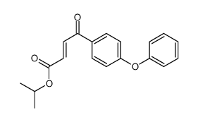 propan-2-yl 4-oxo-4-(4-phenoxyphenyl)but-2-enoate结构式