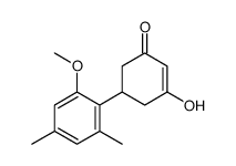 3-hydroxy-5-(2-methoxy-4,6-dimethylphenyl)cyclohex-2-en-1-one Structure