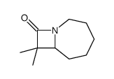 8,8-dimethyl-1-azabicyclo[5.2.0]nonan-9-one结构式