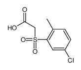 2-(5-chloro-2-methylphenyl)sulfonylacetic acid Structure