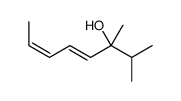2,3-dimethylocta-4,6-dien-3-ol结构式