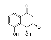 3,4-dihydro-3,4,5-trihydroxy-1(2H)-naphthalenone Structure