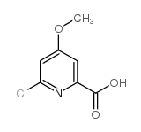 6-Chloro-4-methoxypicolinic acid Structure