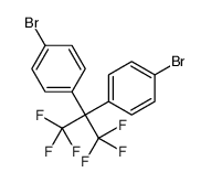 1-bromo-4-[2-(4-bromophenyl)-1,1,1,3,3,3-hexafluoropropan-2-yl]benzene结构式