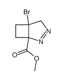 5-Bromo-2,3-diaza-bicyclo[3.2.0]hept-2-ene-1-carboxylic acid methyl ester Structure
