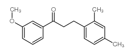 3-(2,4-DIMETHYLPHENYL)-3'-METHOXYPROPIOPHENONE Structure