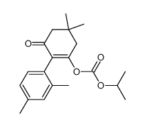 isopropyl[2(2',4'-dimethylphenyl)-3-oxo-5,5-dimethyl-1-cyclohexenyl]carbonate Structure