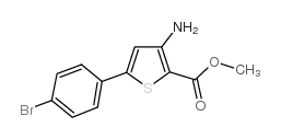 methyl 3-amino-5-(4-bromophenyl)thiophene-2-carboxylate Structure