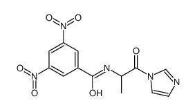 N-(1-imidazol-1-yl-1-oxopropan-2-yl)-3,5-dinitrobenzamide Structure