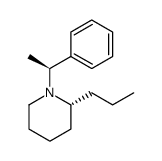(R)-1-((S)-1-phenylethyl)-2-propylpiperidine Structure