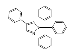 4-Phenyl-1-(triphenylmethyl)-1H-pyrazole结构式