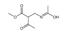 methyl 2-(acetamidomethyl)-3-oxobutanoate Structure