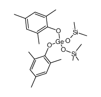 [(2,4,6-trimethylphenyloxy)2Ge(trimethylsilylperoxide)2]结构式