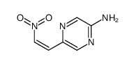 5-(2-nitroethenyl)pyrazin-2-amine结构式