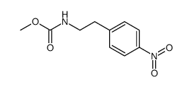 2-4-nitrophenylethylcarbamic acid methyl ester Structure