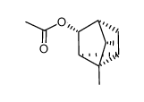 Tricyclo[2.2.1.02,6]heptan-3-ol, 1,7-dimethyl-, acetate, stereoisomer (9CI)结构式