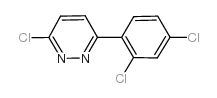 3-CHLORO-6-(2,4-DICHLOROPHENYL)-PYRIDAZINE Structure