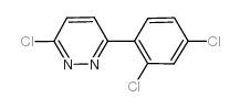 3-CHLORO-6-(2,4-DICHLOROPHENYL)-PYRIDAZINE structure