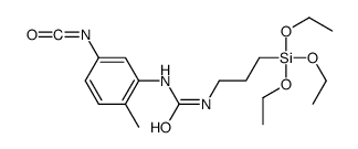 1-(5-isocyanato-2-methylphenyl)-3-(3-triethoxysilylpropyl)urea结构式