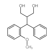 1,3-Propanediol,2-[(2-methoxyphenyl)phenylmethyl]-结构式