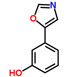 3-(1,3-Oxazol-5-yl)phenol Structure