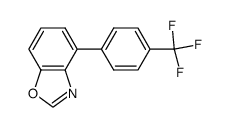 4-(4-(trifluoromethyl)phenyl)benzo[d]oxazole结构式