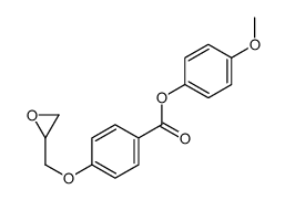 (4-methoxyphenyl) 4-(oxiran-2-ylmethoxy)benzoate Structure