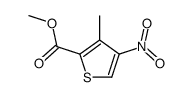 methyl 3-methyl-4-nitrothiophene-2-carboxylate结构式