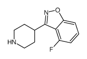 4-fluoro-3-piperidin-4-yl-1,2-benzoxazole Structure