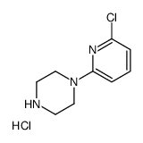 1-(6-Chloropyridin-2-yl)piperazinehydrochloride Structure