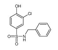 N-benzyl-3-chloro-4-hydroxybenzenesulfonamide Structure