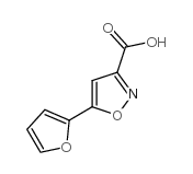 5-(2-呋喃基)异恶唑-3-羧酸结构式