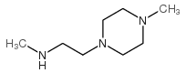 甲基-[2-(4-甲基-1-哌嗪)-乙基]-胺结构式
