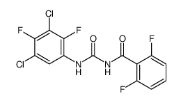 Benzamide, N-[[(3,5-dichloro-2,4-difluorophenyl)amino]carbonyl]-2,6-difluoro结构式