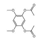 1,5-diacetoxy-2,4-dimethoxy-benzene结构式