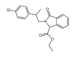 ethyl 2-[2-(4-chlorophenyl)propyl]-3-oxoisoindoline-1-carboxylate Structure
