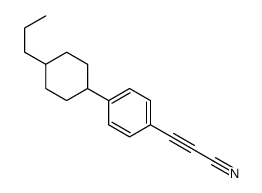 3-[4-(4-propylcyclohexyl)phenyl]prop-2-ynenitrile Structure