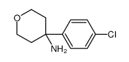 4-(4-chlorophenyl)oxan-4-amine结构式