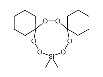 17,17-dimethyl-7,8,15,16,18,19-hexaoxa-17-siladispiro[5.2.5.5]nonadecane结构式