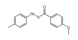 SSe-p-tolyl 4-methoxybenzo(selenothioperoxoate) Structure