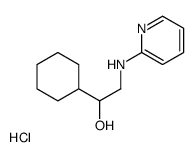 1-cyclohexyl-2-(pyridin-2-ylamino)ethanol,hydrochloride Structure