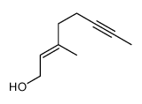 3-methyloct-2-en-6-yn-1-ol Structure