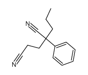 2-phenyl-2-propylpentanedinitrile结构式