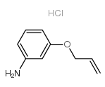 3-prop-2-enoxyaniline,hydrochloride Structure