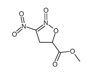 2-Isoxazoline-5-carboxylicacid,3-nitro-,methylester,2-oxide(7CI,8CI)结构式