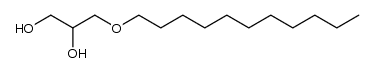1-O-undecyl glycerol Structure